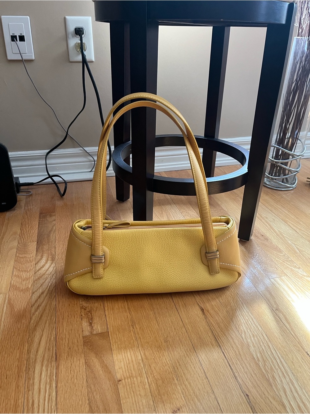 Dissona Yellow Women's Shoulder Bag - Sleek Everyday Handbag